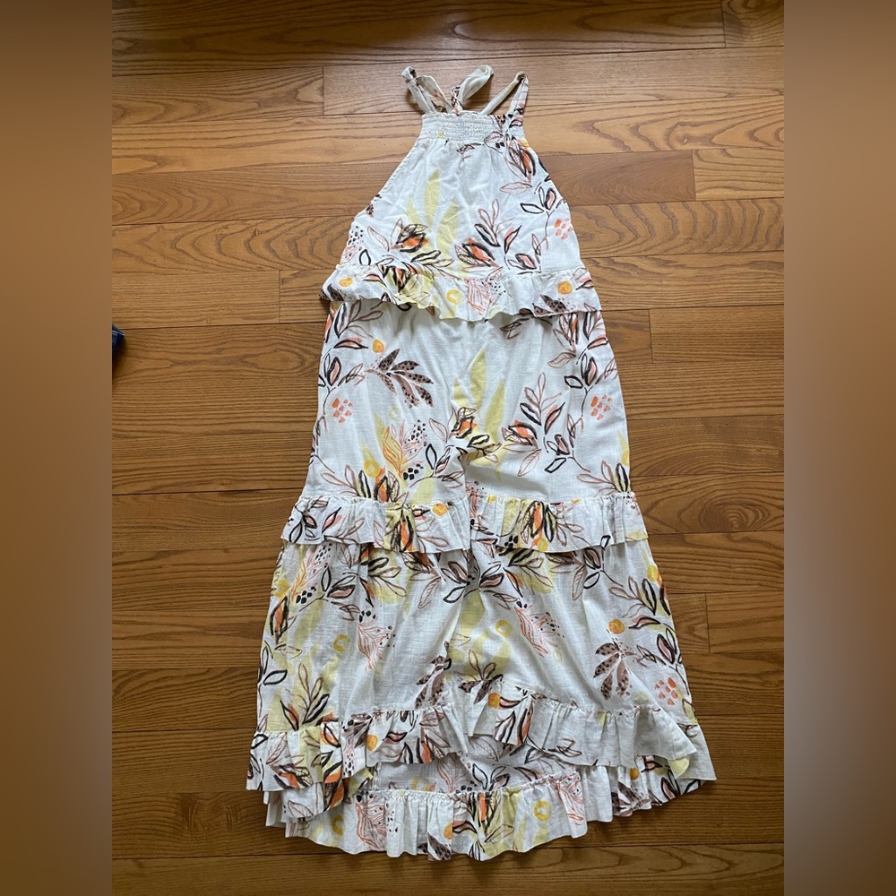 Free People Multicolor Floral Maxi Dress